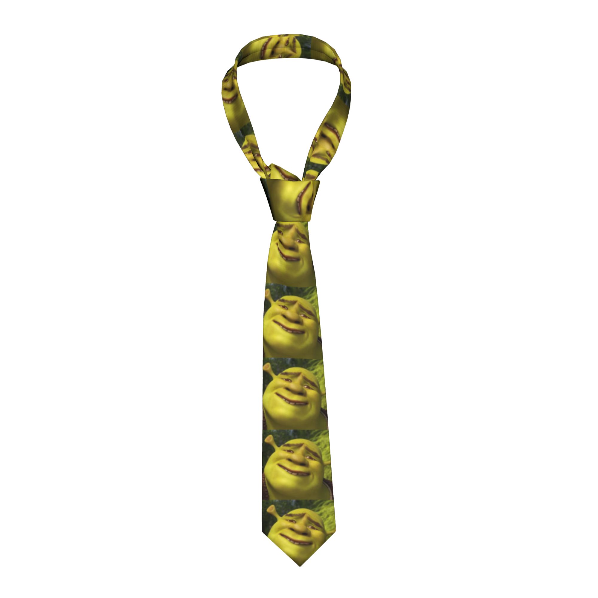 Dasi Anime Shrek Memes Pria Ba - Skinny Tie Men ulasan dan harga