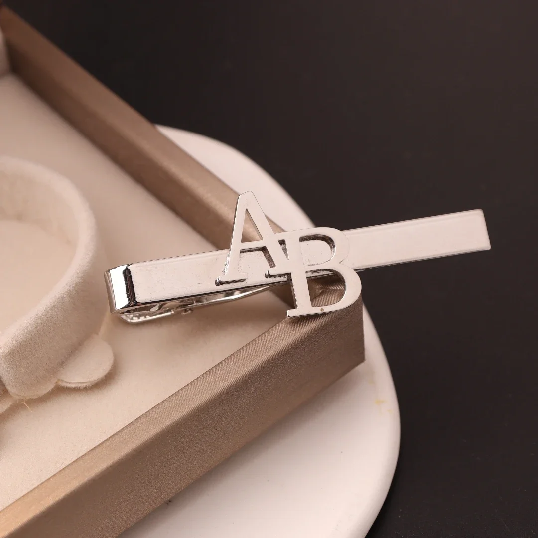Klip Dasi Awal Kustom untuk Pe - Tie Clip Silver ulasan dan harga