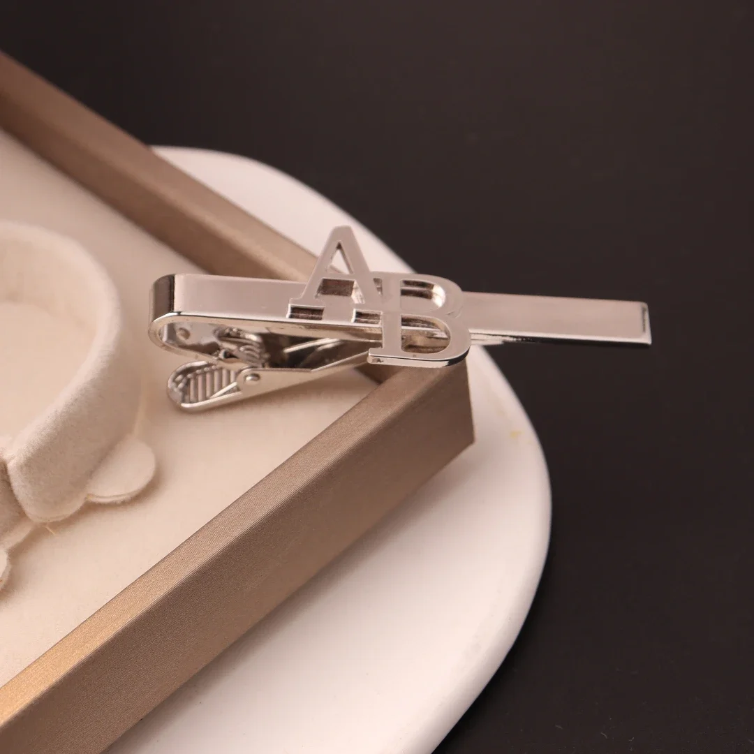 Klip Dasi Awal Kustom untuk Pe - Tie Clip Silver ulasan dan harga