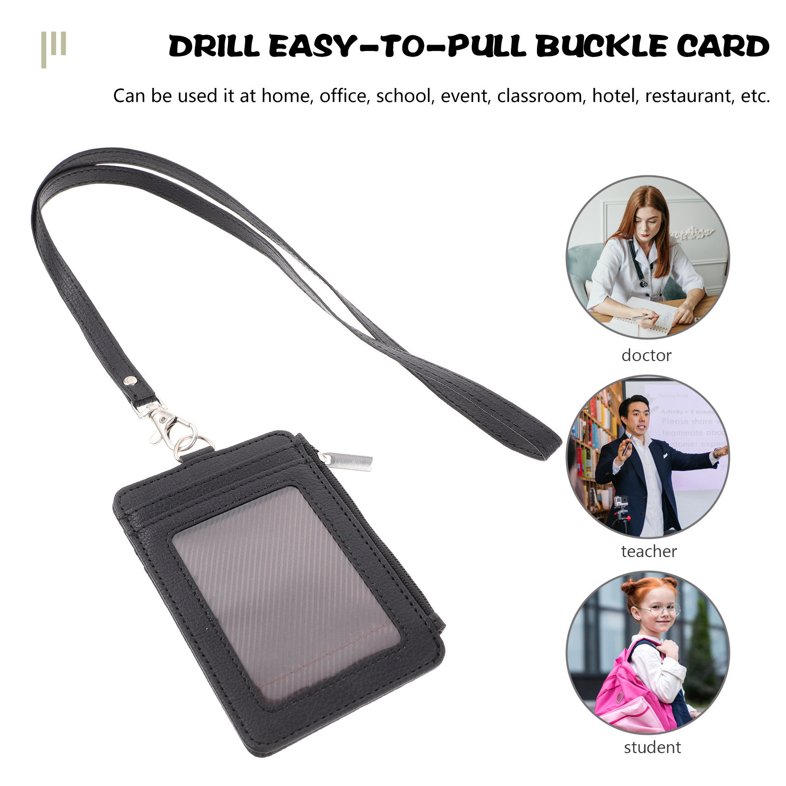 Pemegang Kartu Identitas, Peli - Lanyard Badge Holder ulasan dan harga