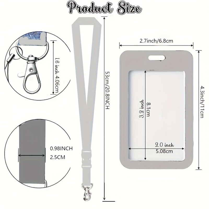 Set Tempat Kartu Identitas den - Lanyard Badge Holder ulasan dan harga