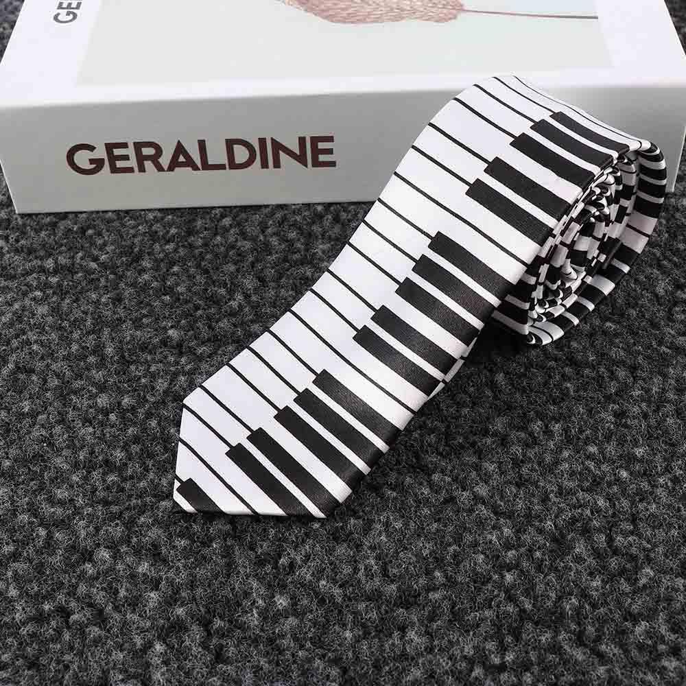 Dasi Pria Motif Keyboard Piano - Skinny Tie Men ulasan dan harga