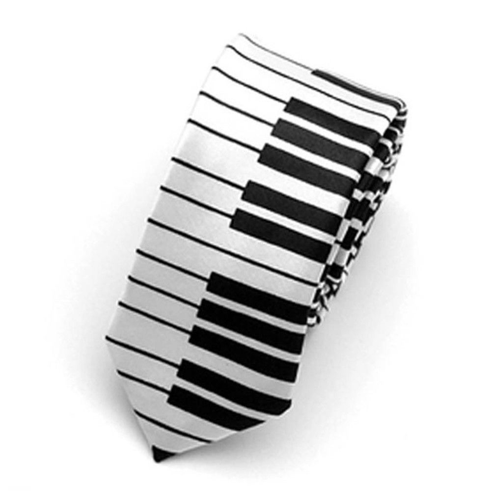 Dasi Pria Motif Keyboard Piano - Skinny Tie Men ulasan dan harga