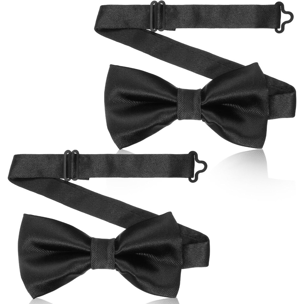 2 Buah Dasi Kupu-Kupu Hitam, D - Bow Tie Pre Tied ulasan dan harga