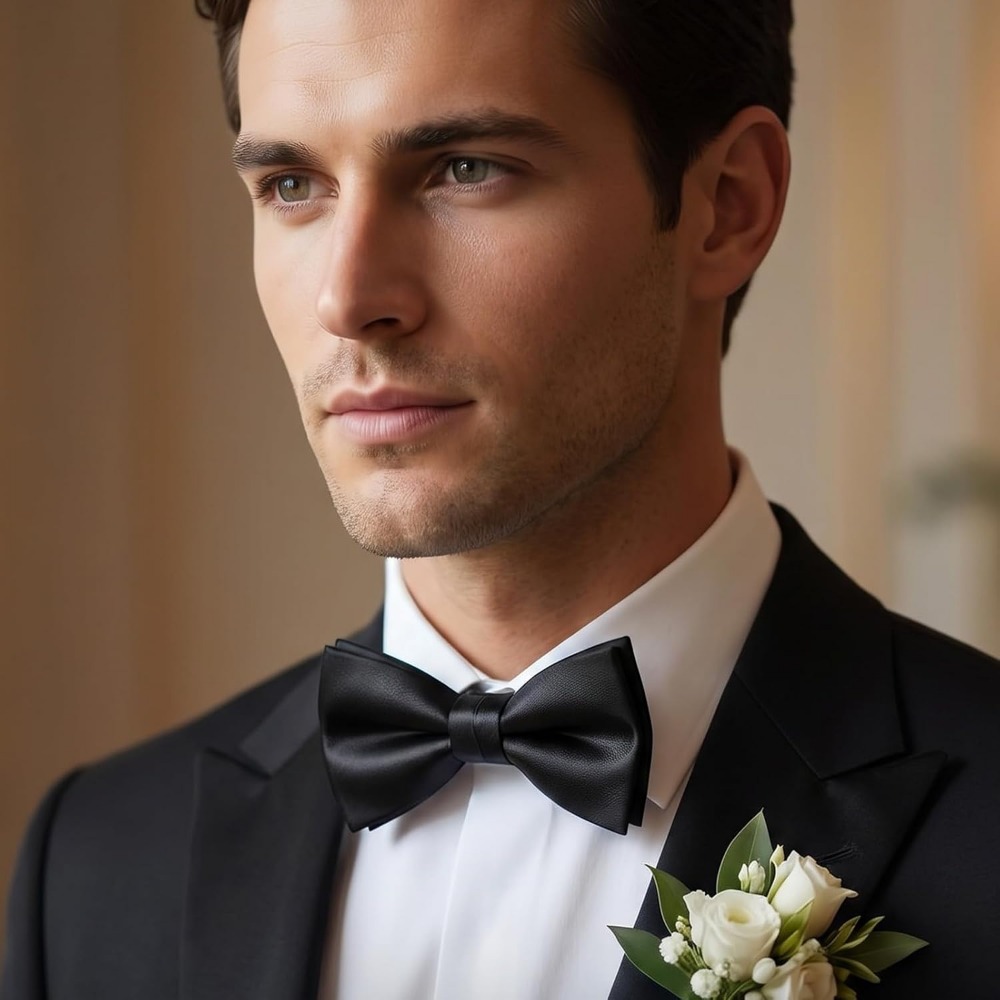 2 Buah Dasi Kupu-Kupu Hitam, D - Bow Tie Pre Tied ulasan dan harga