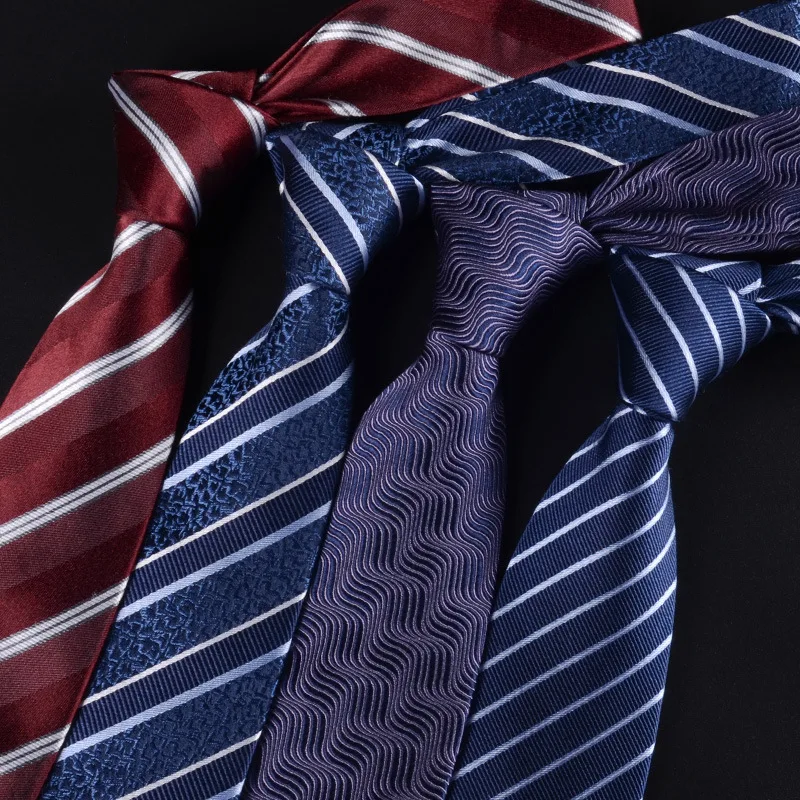 100% Sutra Pria Dasi Gaun Bisn - Silk Tie Striped ulasan dan harga