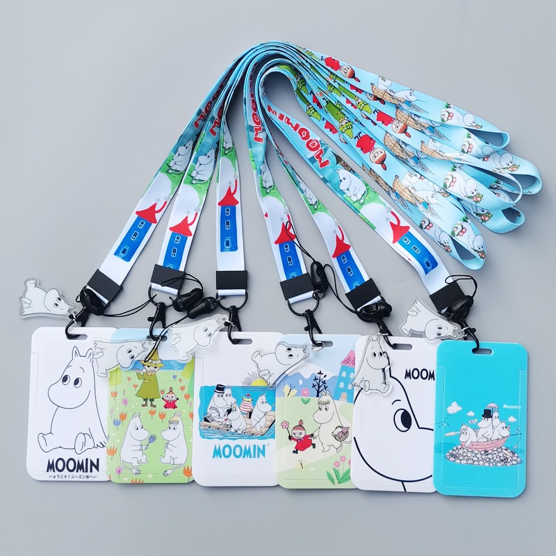 Tempat Kartu Keras Kartun Moom - Lanyard Badge Holder ulasan dan harga