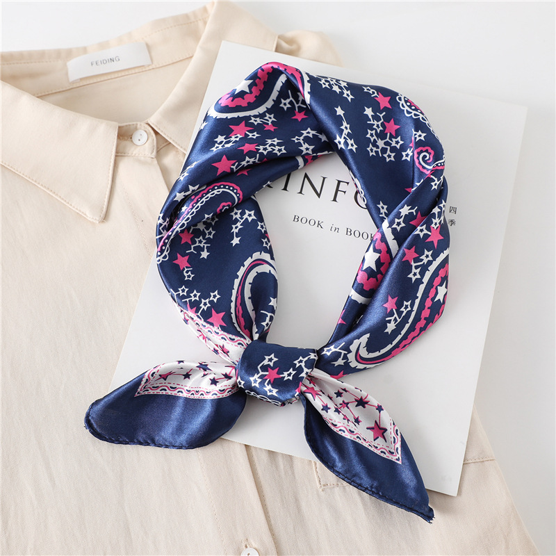 Syal Sutra Persegi Mewah 60Cm  - Scarf Silk Square ulasan dan harga