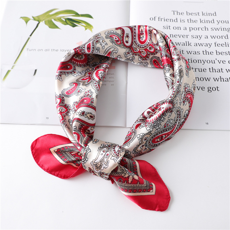Syal Sutra Persegi Mewah 60Cm  - Scarf Silk Square ulasan dan harga