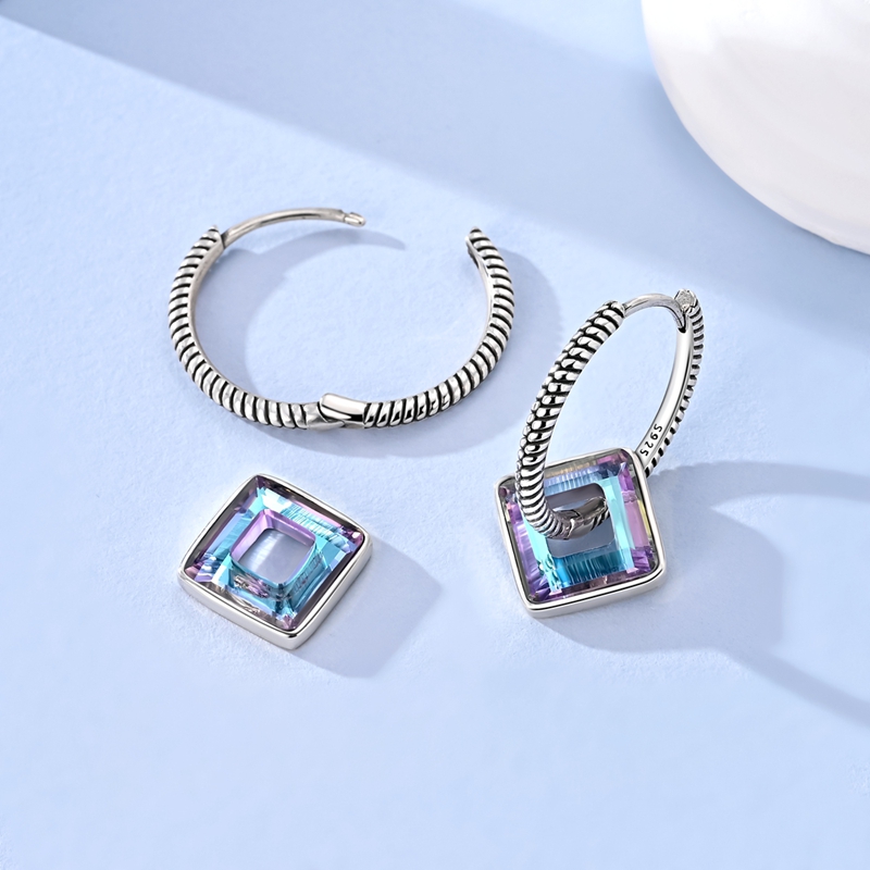 Anting Perak 925 Sterling Anti - Tie Clip Silver ulasan dan harga