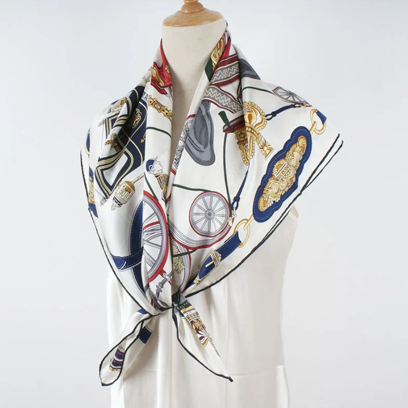 Syal syal sutra asli 100% syal - Silk Neck Scarf ulasan dan harga