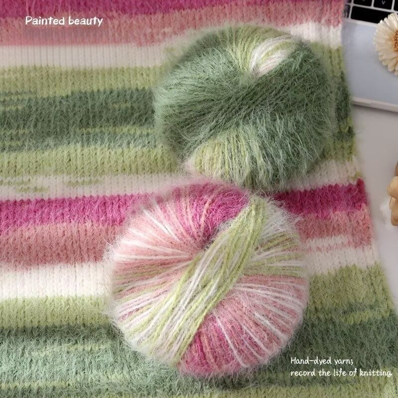 Benang Wol Mohair Gradasi, Pew - Woven Scarf Blanket ulasan dan harga