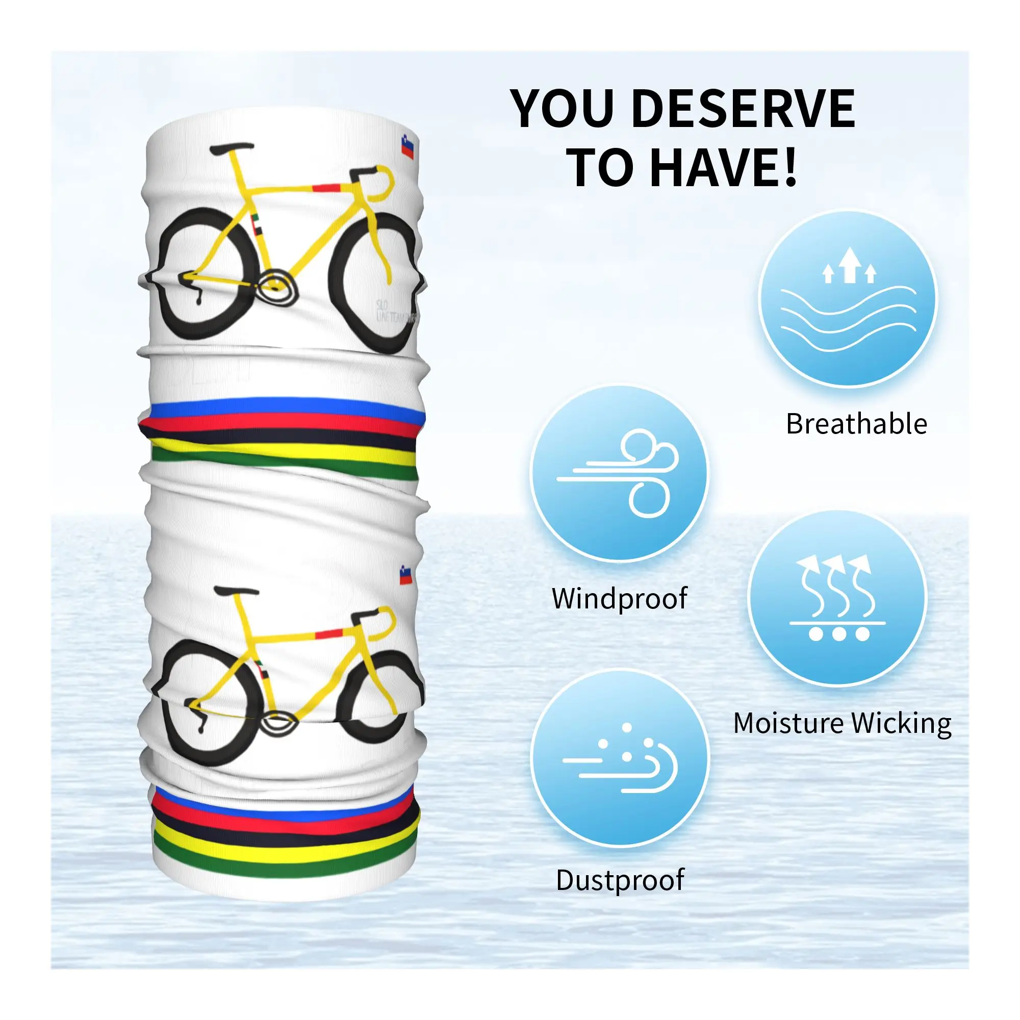 UAE Tadejs Cycling Racer Pogac - Neck Warmer Tube ulasan dan harga