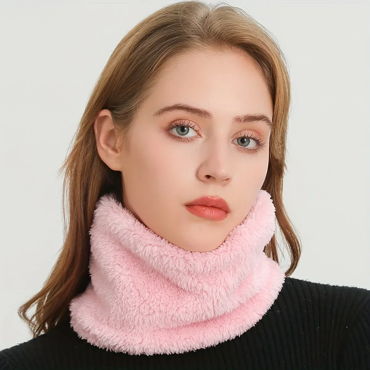 Syal Infinity Bulu Anti Angin  - Infinity Scarf Knit ulasan dan harga