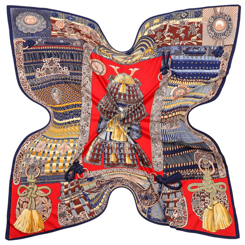 2024 desain baru syal Armor is - Scarf Silk Square ulasan dan harga