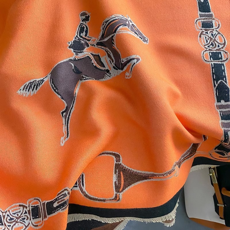 Syal Kasmir Imitasi Retro Ride - Muffler Men Wool ulasan dan harga