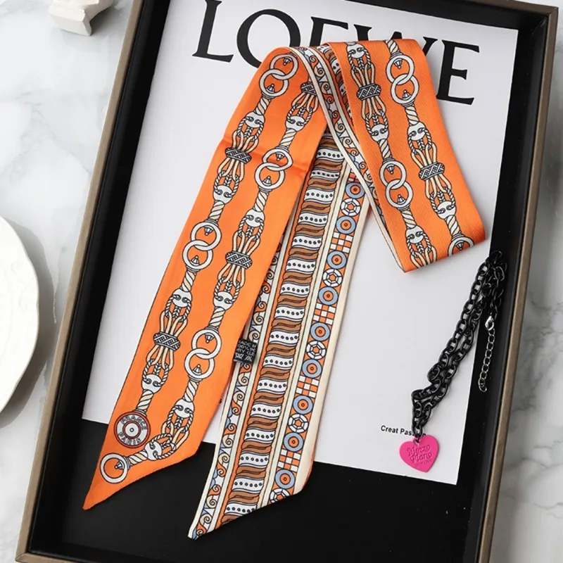 Syal Sutra Tipis Modis untuk W - Ascot Neck Scarf ulasan dan harga