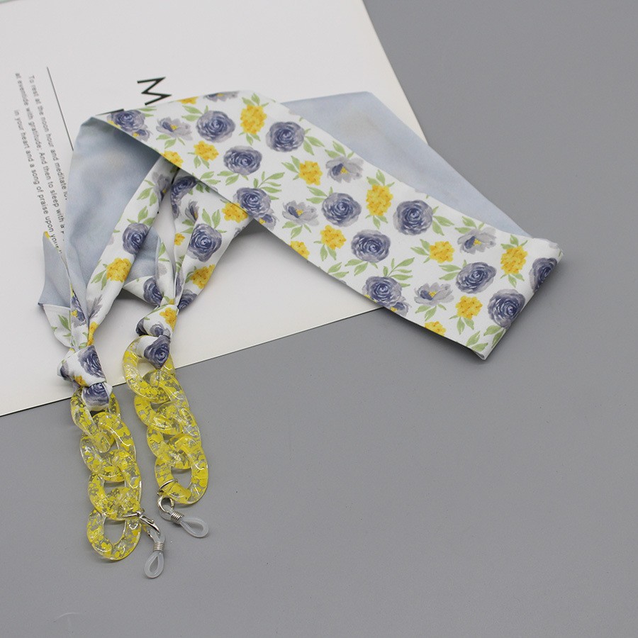 Bohemia syal sutra cetak kacam - Silk Neck Scarf ulasan dan harga