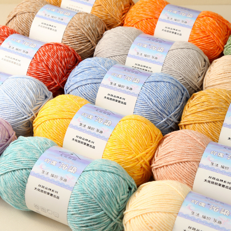 Benang Rajut Susu Marmer 6-Ply - Woven Scarf Blanket ulasan dan harga