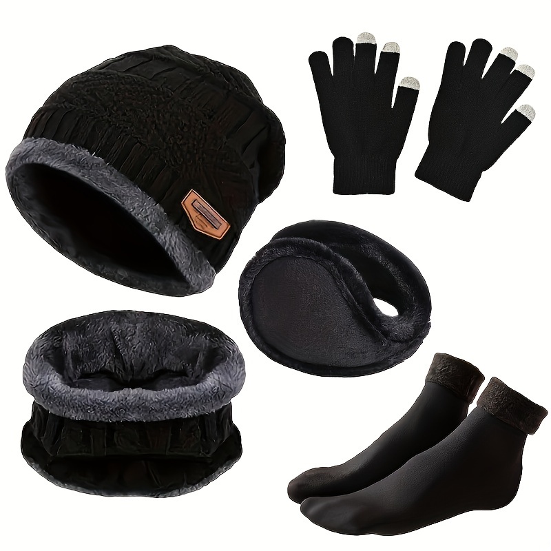 Topi musim dingin pria, syal m - Muffler Men Wool ulasan dan harga