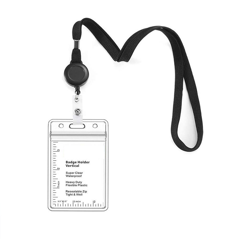 1-3 Buah Tempat Kartu ID Tahan - Lanyard Badge Holder ulasan dan harga