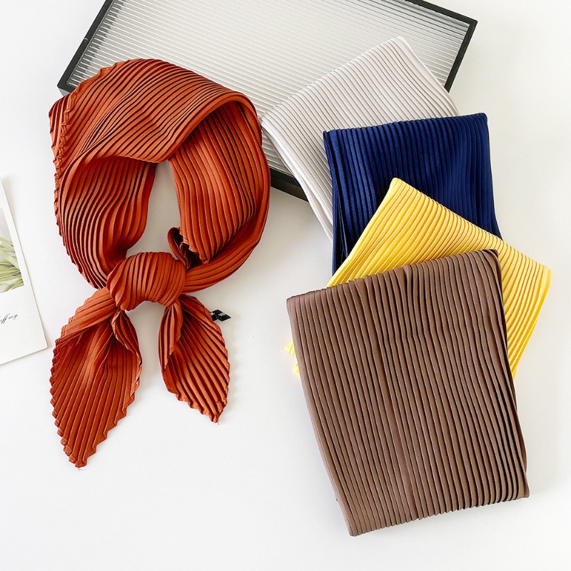 Syal Persegi Wanita 26 Warna P - Ascot Neck Scarf ulasan dan harga