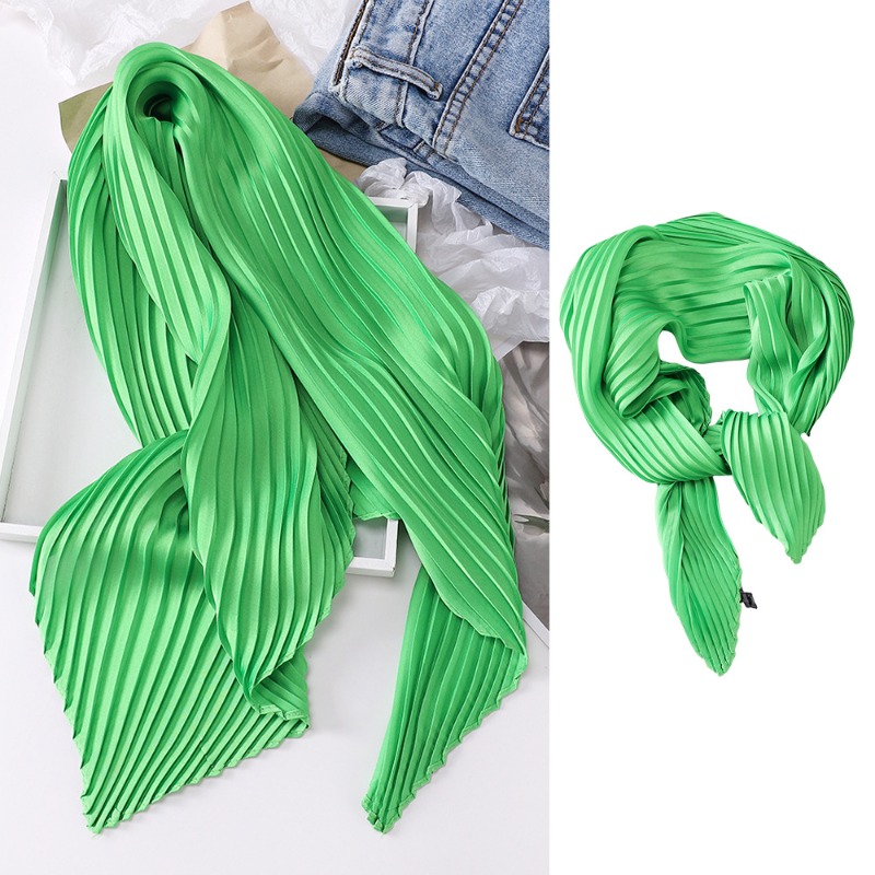 Syal Persegi Wanita 26 Warna P - Ascot Neck Scarf ulasan dan harga