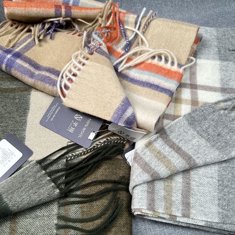 Syal Wol 100% Kualitas Tinggi  - Muffler Men Wool ulasan dan harga