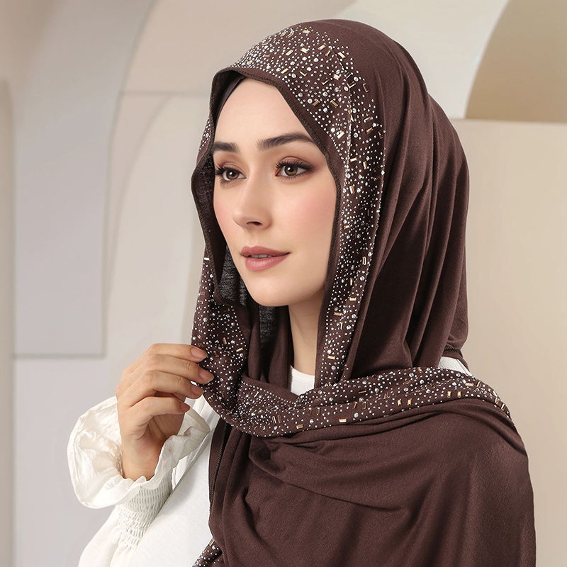 Hijab Pashmina Katun Ramadan M - Bandana Cotton ulasan dan harga
