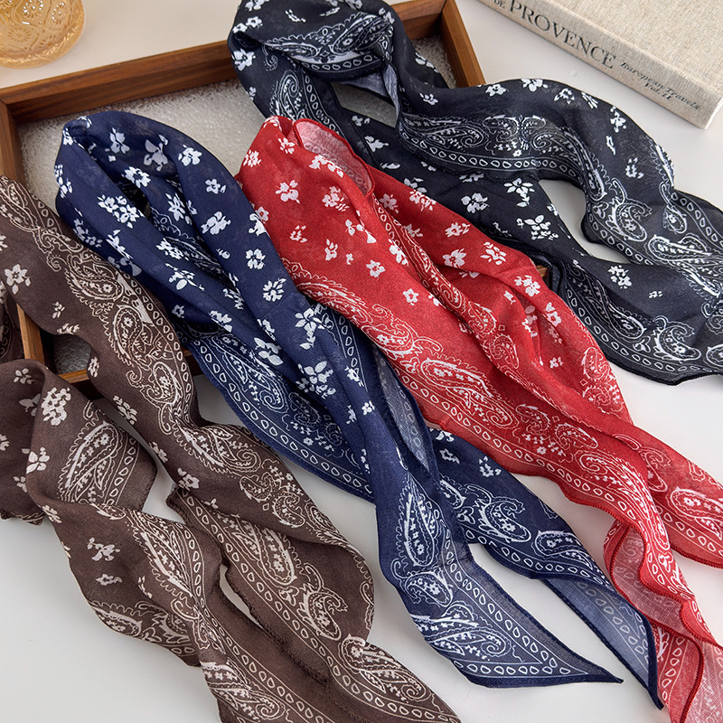 Syal Sutra Merah Vintage untuk - Ascot Neck Scarf ulasan dan harga