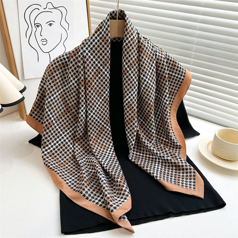 Syal persegi sutra twill motif - Face Scarf Mask ulasan dan harga