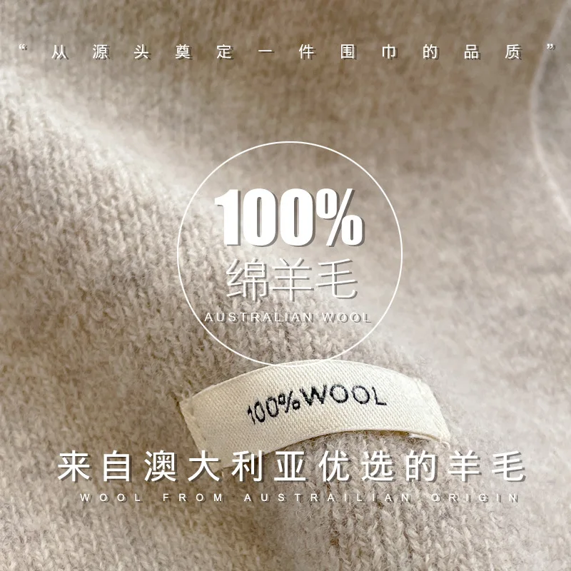 Syal wol 100% pria wanita, Sel - Muffler Men Wool ulasan dan harga