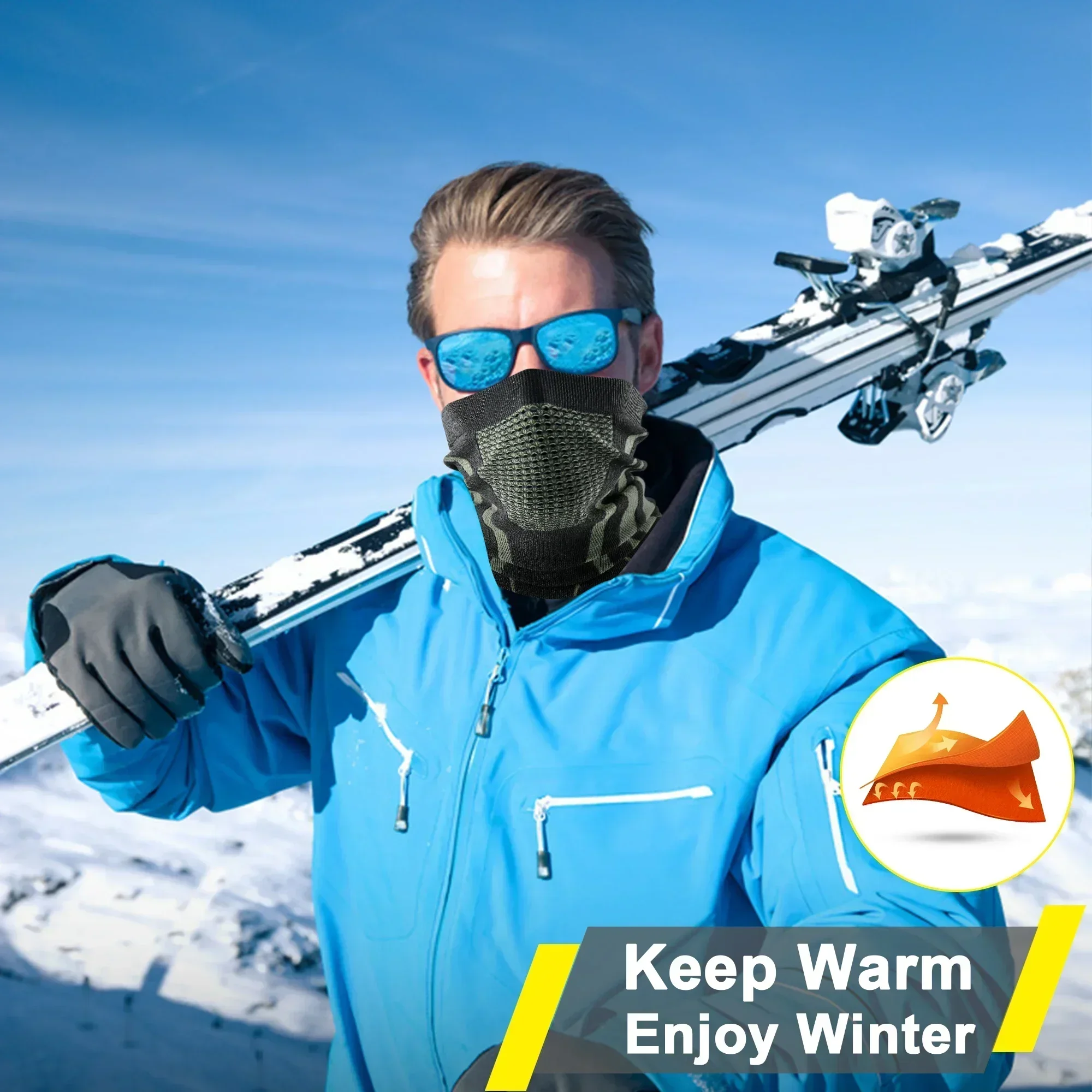 Cincin Musim Dingin Tabung Ban - Neck Warmer Tube ulasan dan harga