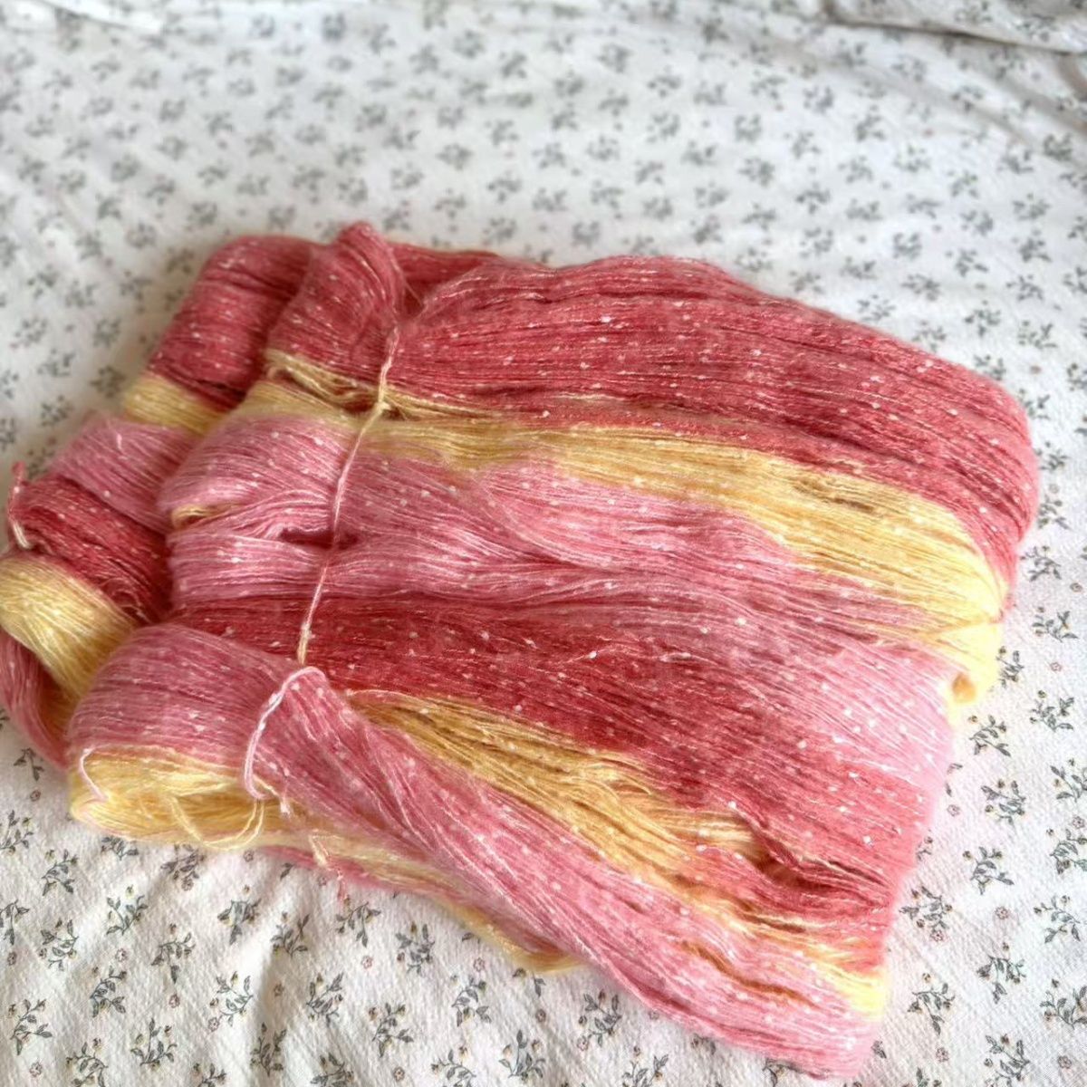 500g Benang Mohair Berwarna Gr - Woven Scarf Blanket ulasan dan harga